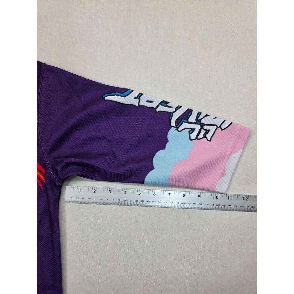 Naruto Lil Uzi Vert Jersey Youth Medium Yellow Yokai Anime Hockey Kids‎ Tee